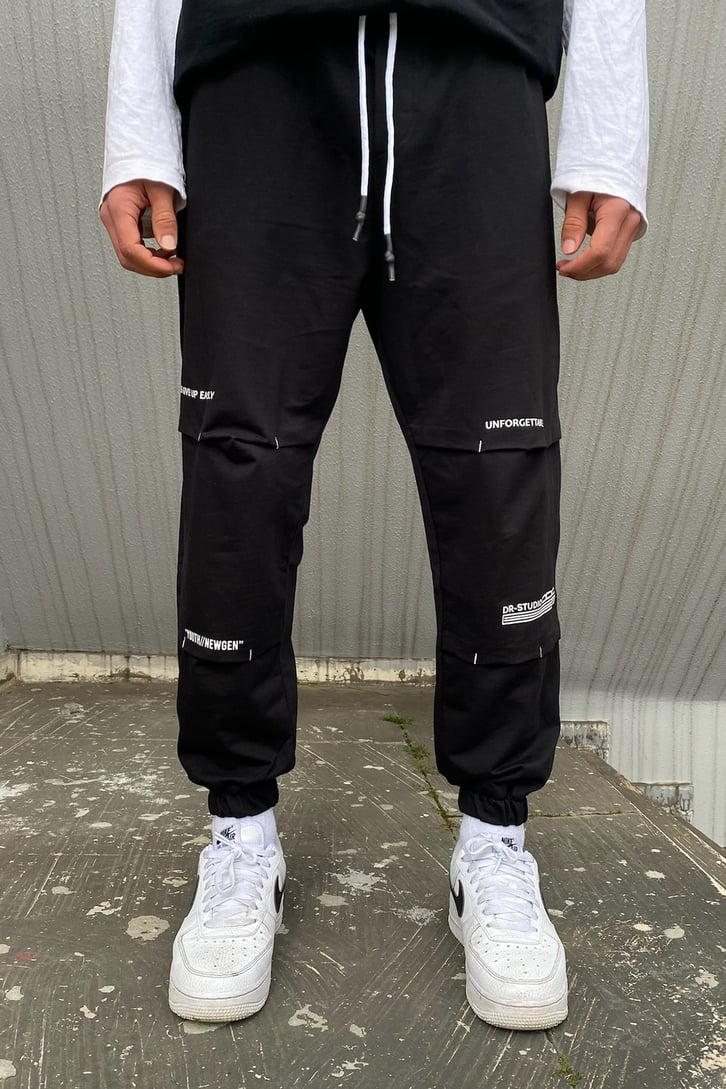 Dr-studio Oversize Siyah Jogger Eşofman