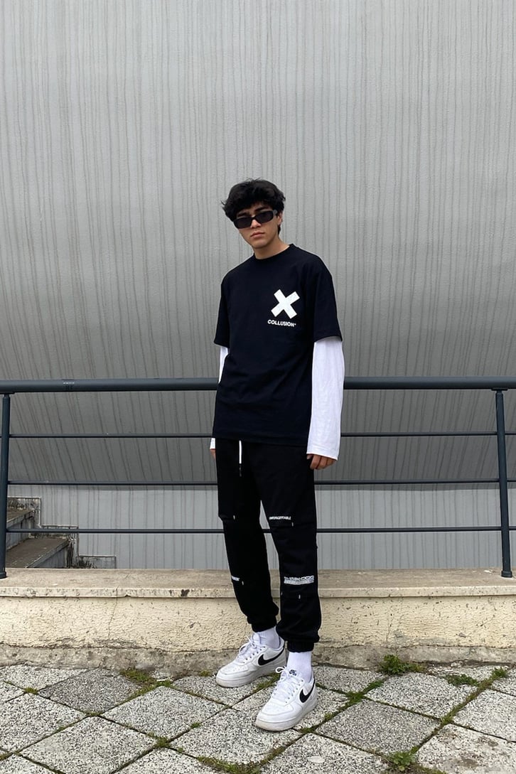 Dr-studio Oversize Siyah Jogger Eşofman