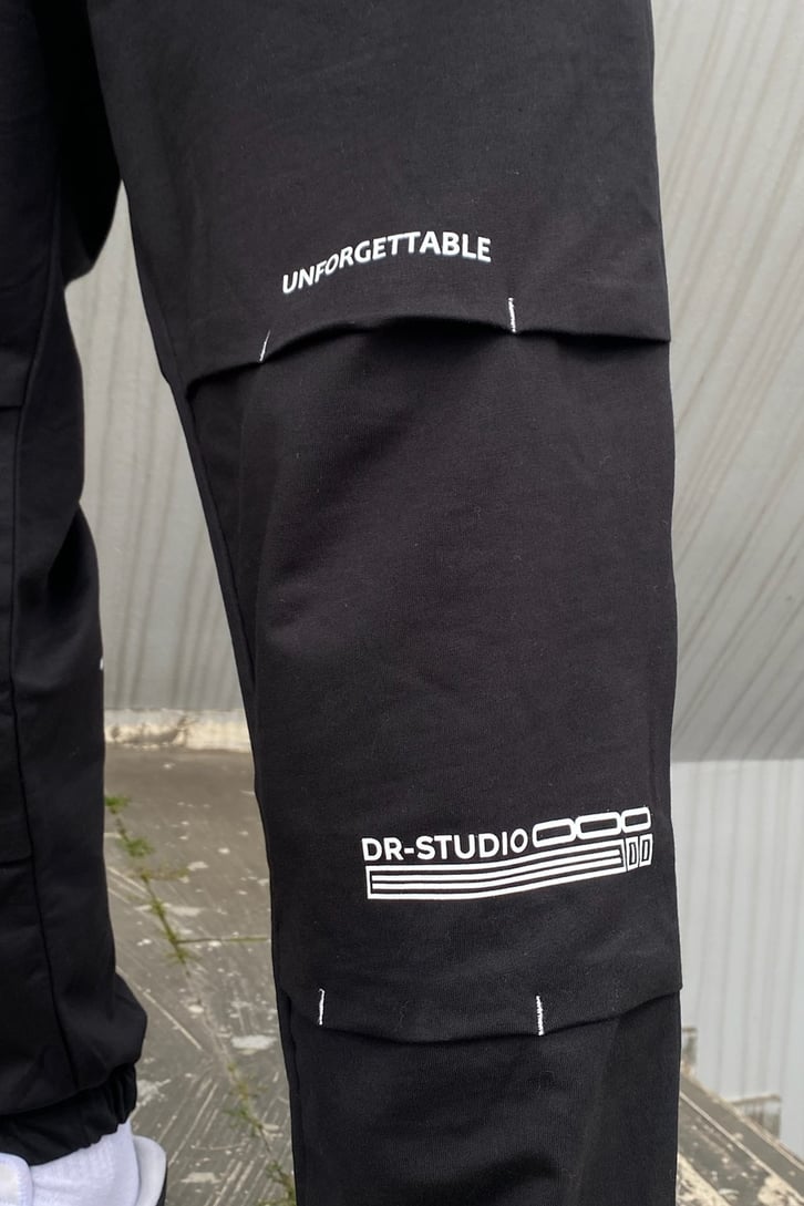 Dr-studio Oversize Siyah Jogger Eşofman