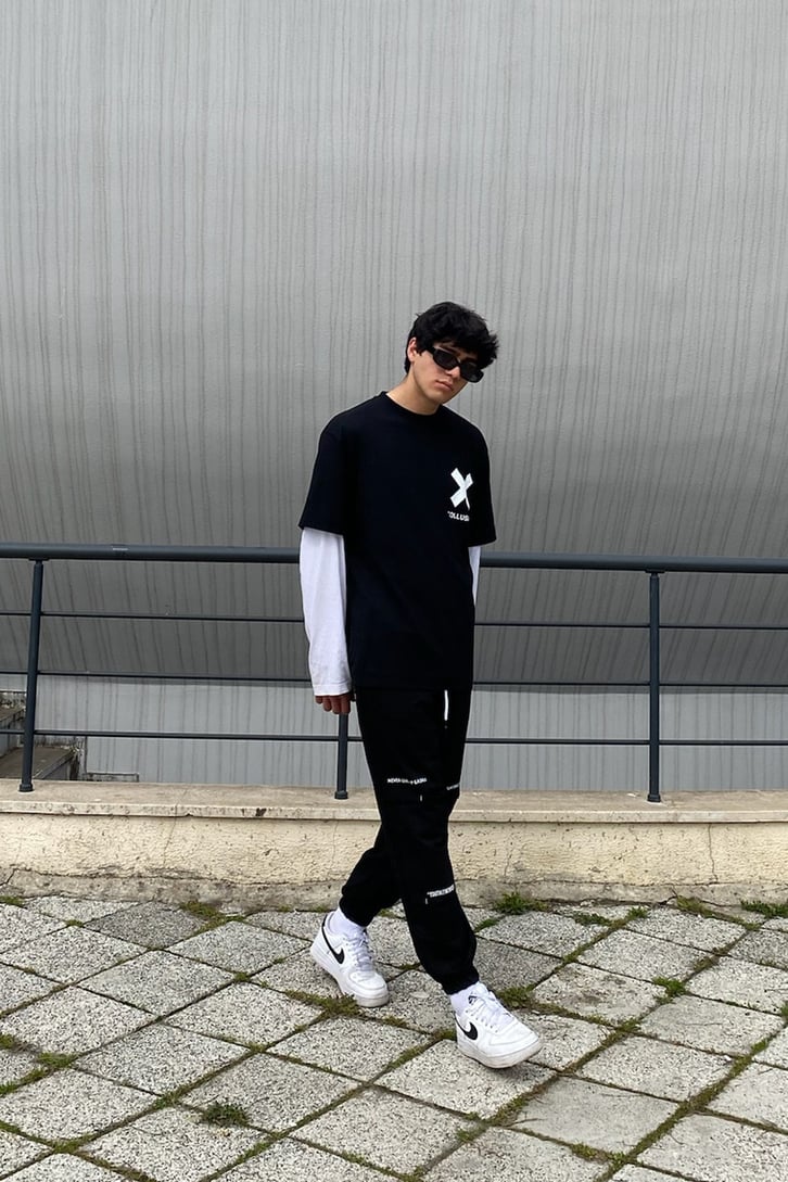 Dr-studio Oversize Siyah Jogger Eşofman