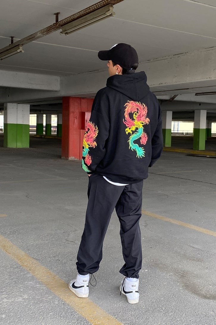 DRAGON BASKILI OVERSIZE HOODIE