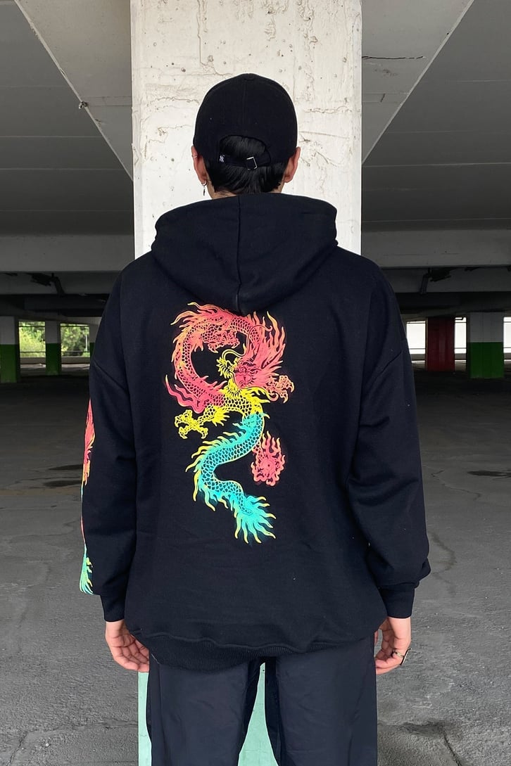 DRAGON BASKILI OVERSIZE HOODIE