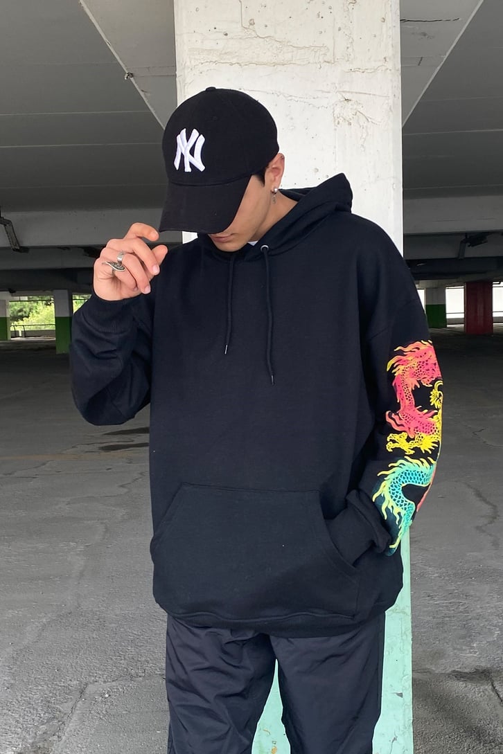 DRAGON BASKILI OVERSIZE HOODIE