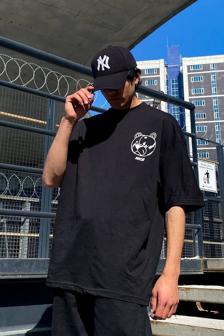 Drifter Teddy Baskılı Oversize Tshirt