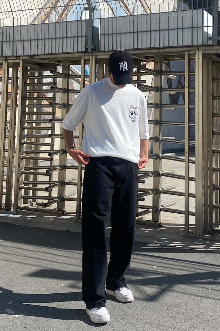 Drifter Teddy Baskılı Oversize Tshirt