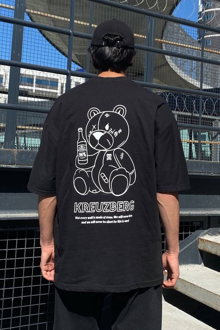 Drifter Teddy Baskılı Oversize Tshirt