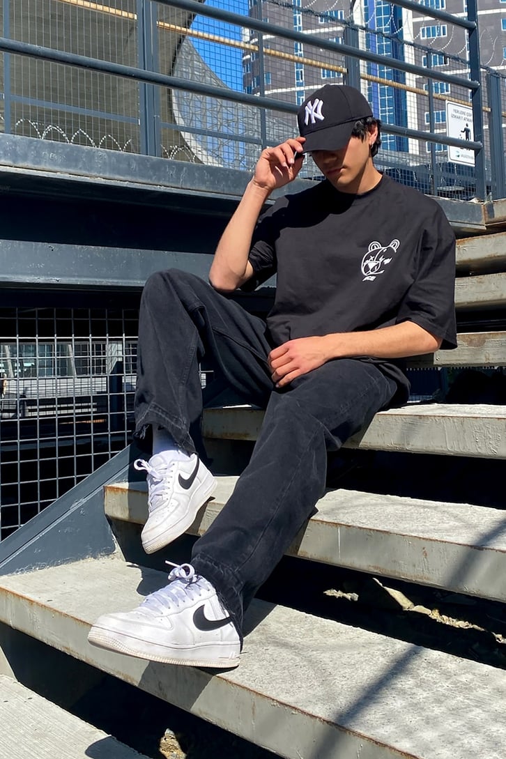 Drifter Teddy Baskılı Oversize Tshirt