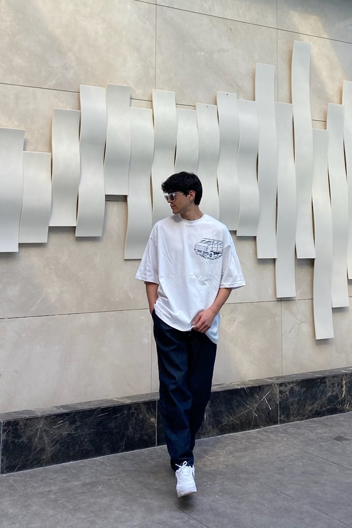 Driver Oversize Printed Tshirt