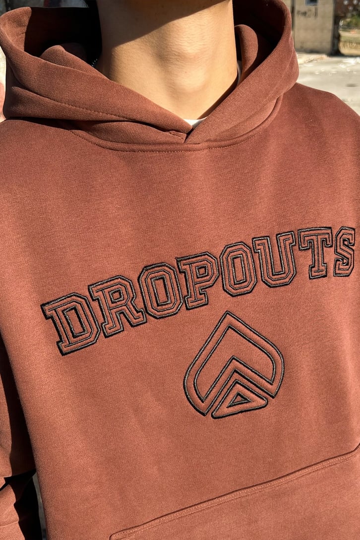 Dropouts Nakışlı Oversize Sweatshirt