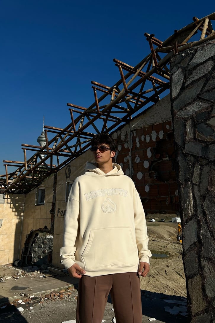 Dropouts Nakışlı Oversize Sweatshirt