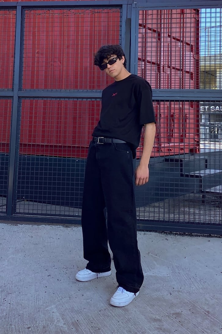 Drown Baskılı Oversize Tshirt
