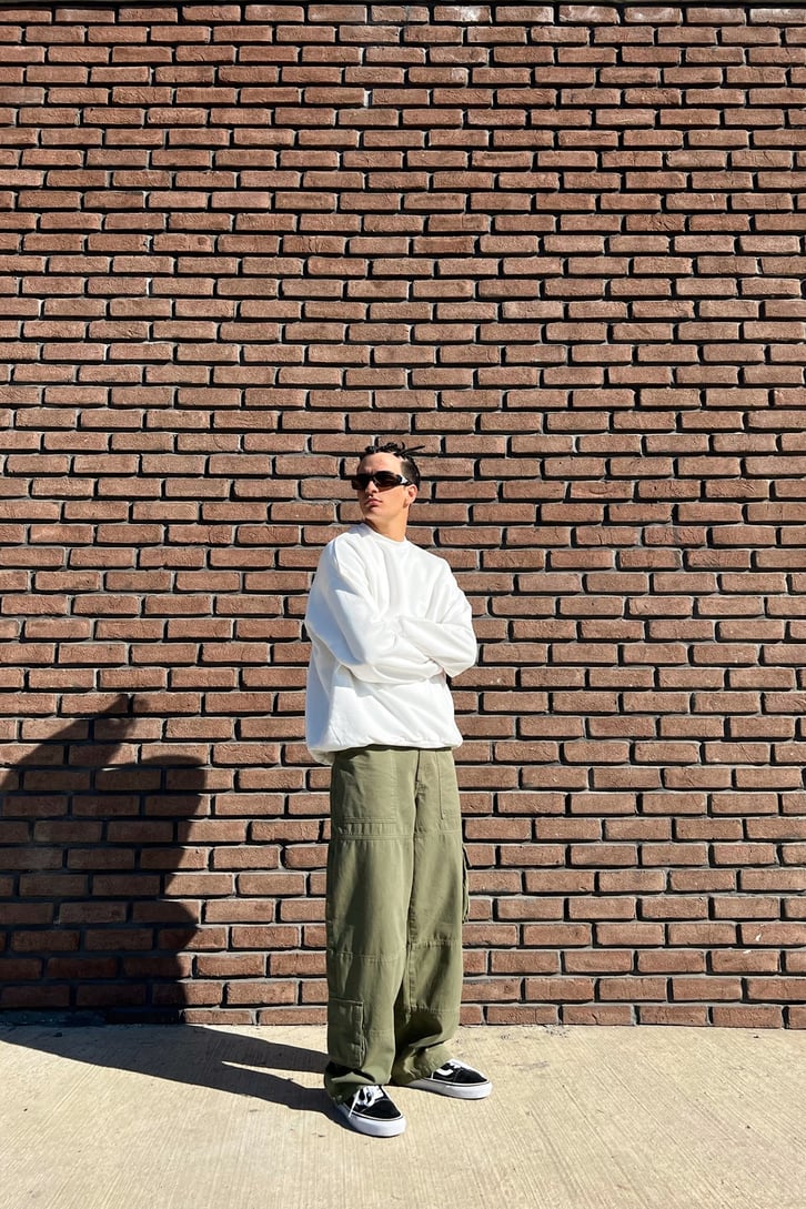 DSGN Nakışlı Oversize Sweatshirt