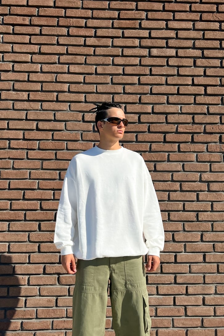 DSGN Nakışlı Oversize Sweatshirt