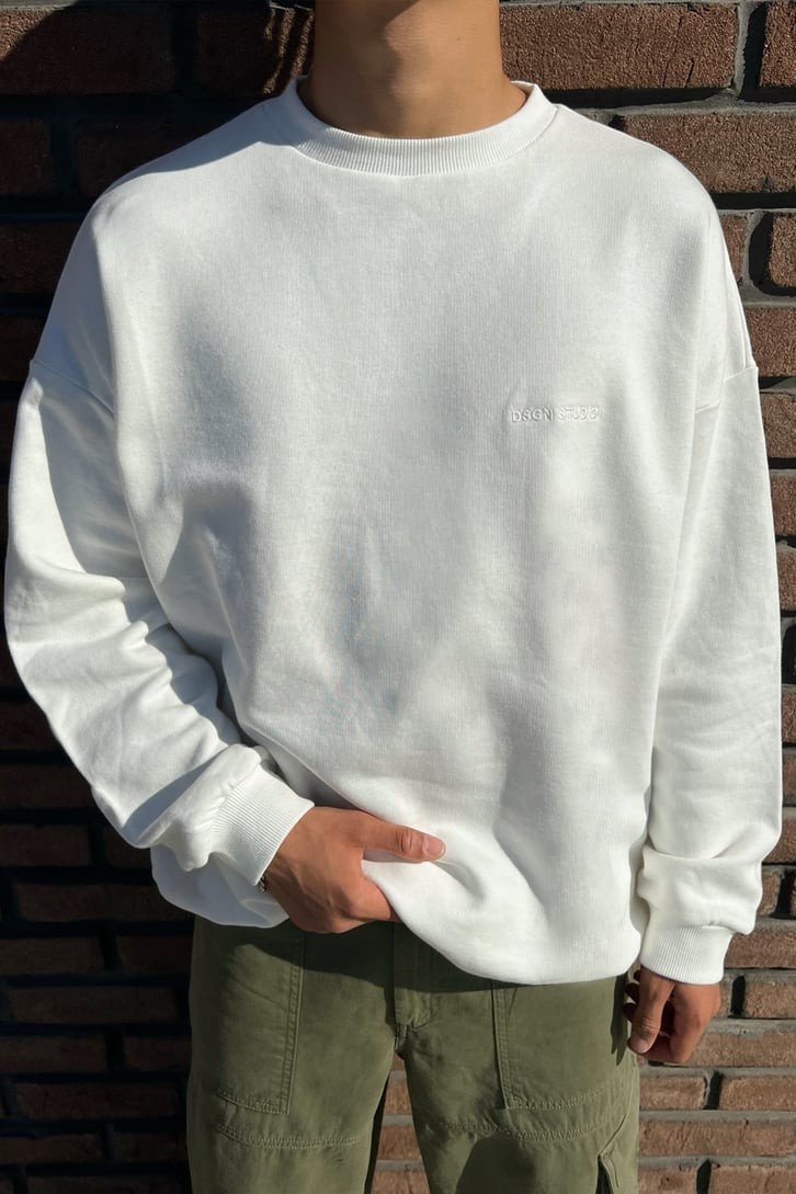 DSGN Nakışlı Oversize Sweatshirt