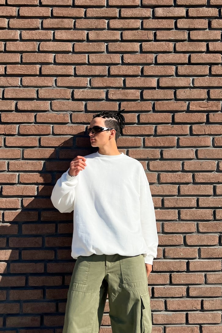 DSGN Nakışlı Oversize Sweatshirt