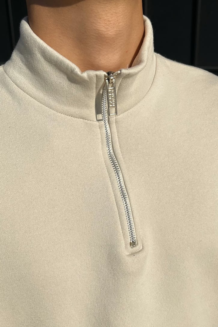 DSGN Studios Nakışlı Half-Zip Sweatshirt