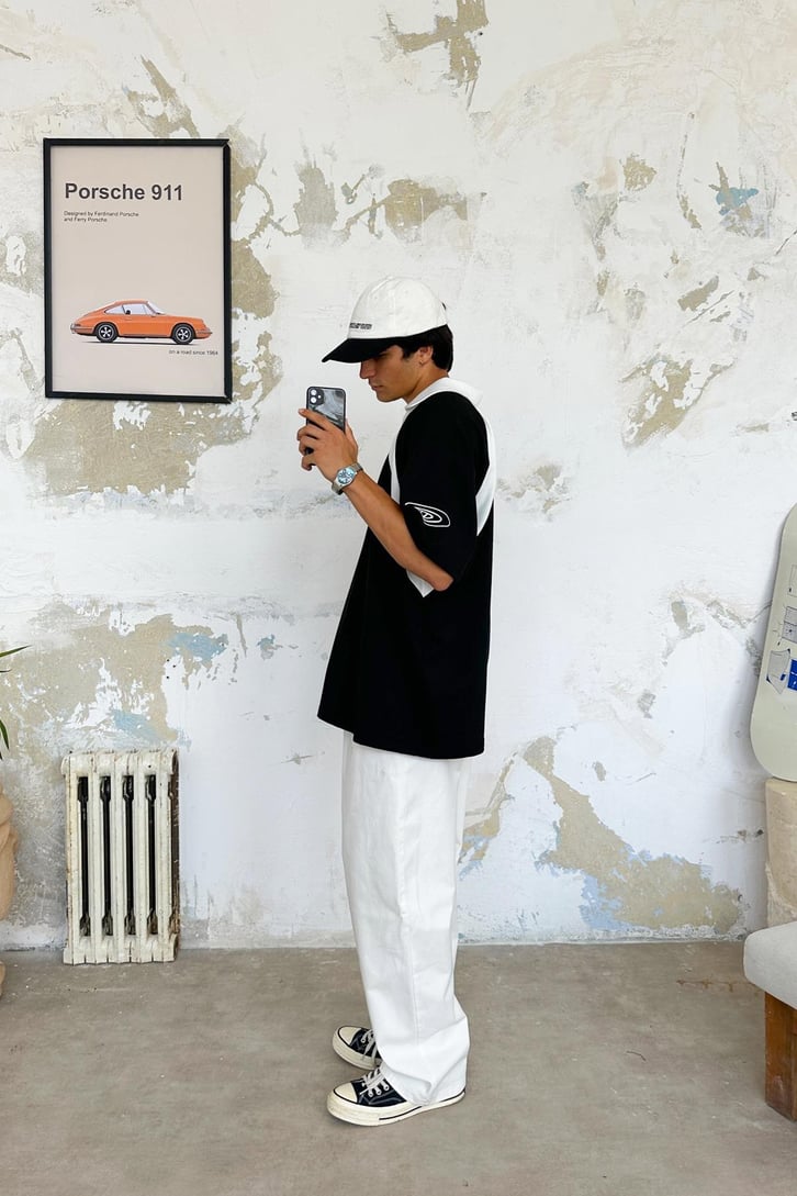 DSH 18 Polo Yaka Oversize Tişört