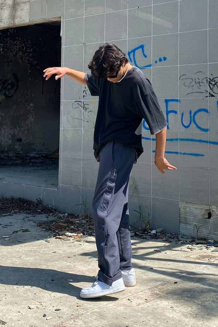 Düğme Detay Eşofman