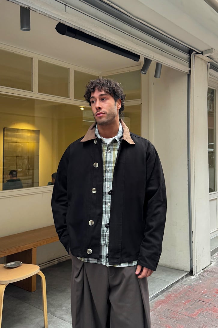 Düğmeli Oversize Ceket