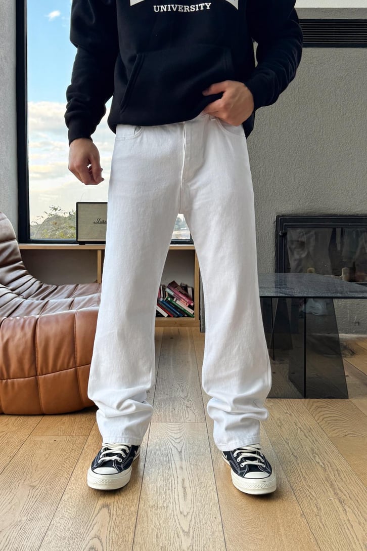 Düğmeli Regular Pantolon