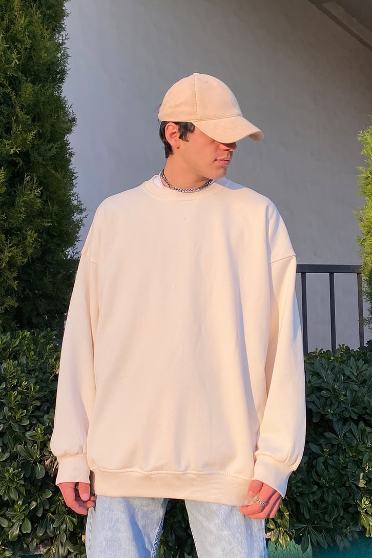 Dump Him Oversize Back Printed Sweatshirt