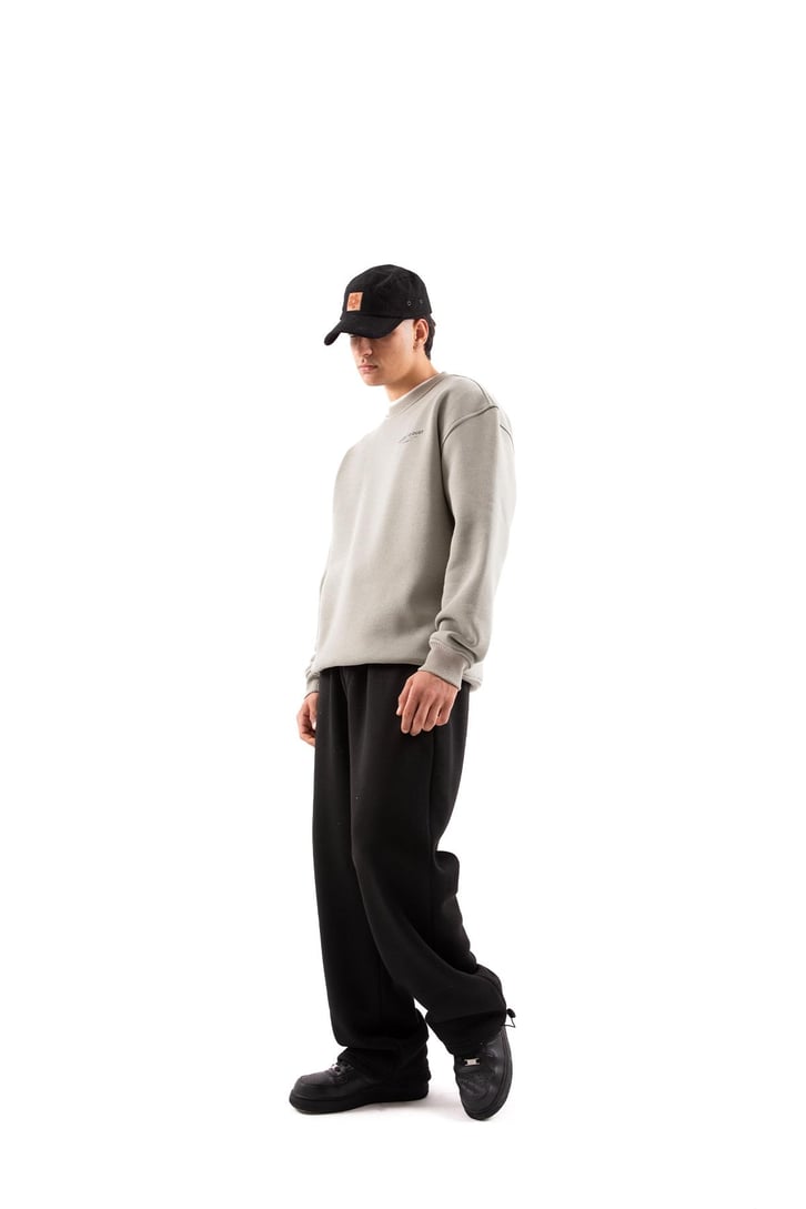 Dust Baskılı Açık Yeşil Oversize Sweatshirt