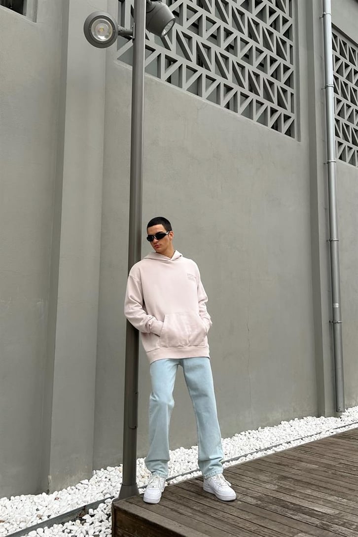 Earth Colors Baskılı İçi Pamuklu Oversize Hoodie