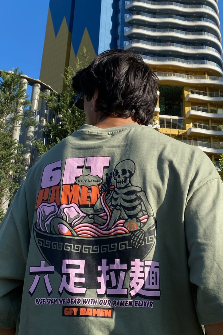 Eat Noodle! Oversize Tshirt
