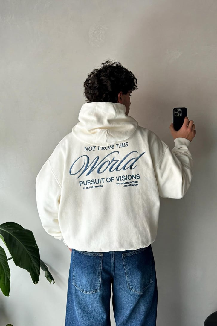 Eightyfive Baskılı Oversize Hoodie