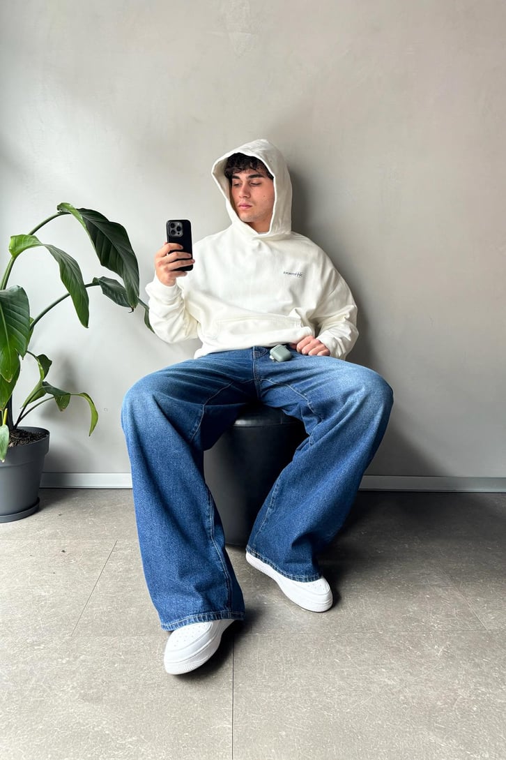 Eightyfive Baskılı Oversize Hoodie