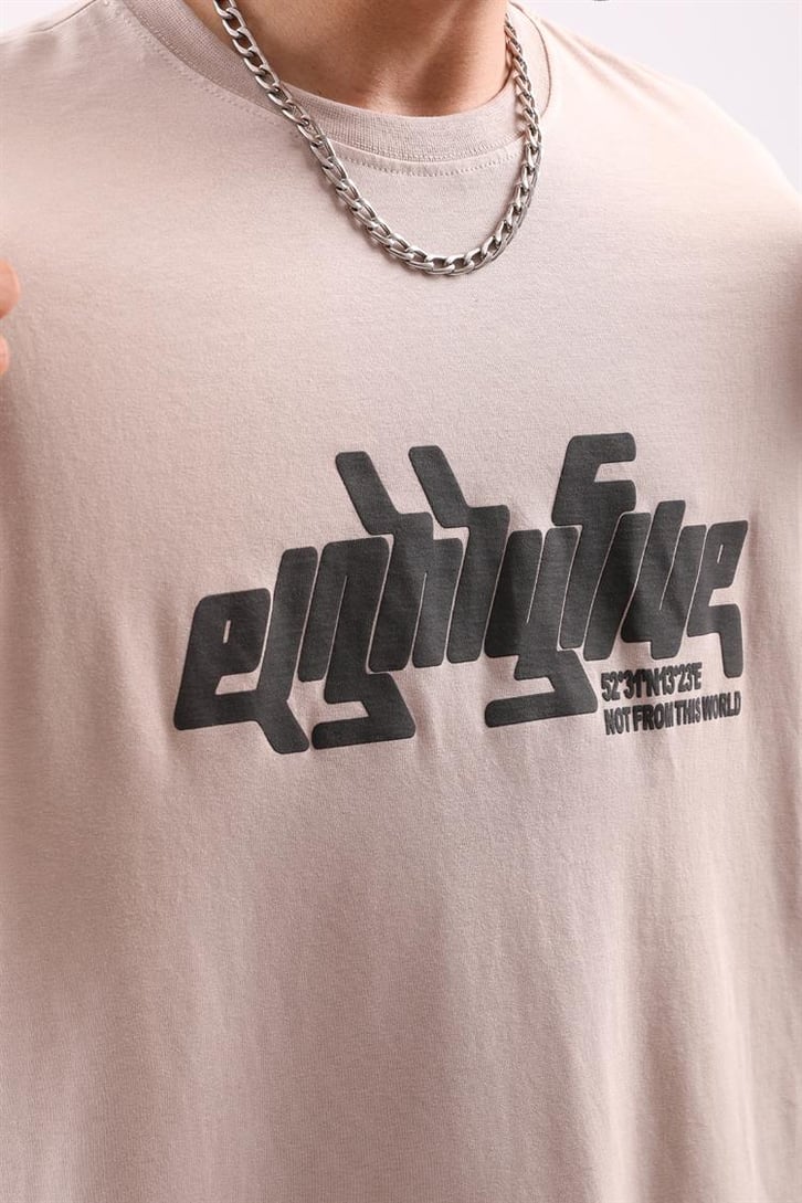 Eightyfive Baskılı Oversize Tshirt