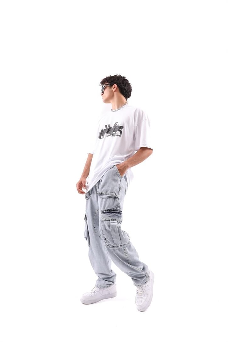 Eightyfive Baskılı Oversize Tshirt