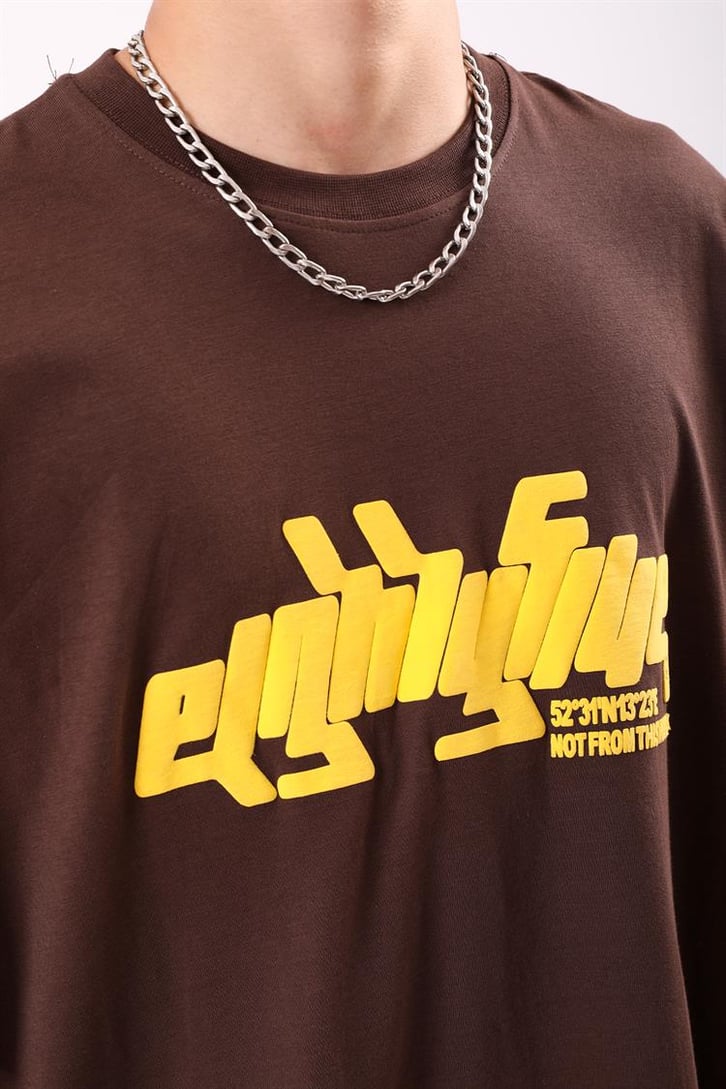 Eightyfive Baskılı Oversize Tshirt