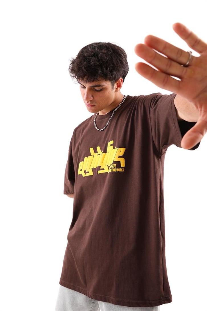 Eightyfive Baskılı Oversize Tshirt