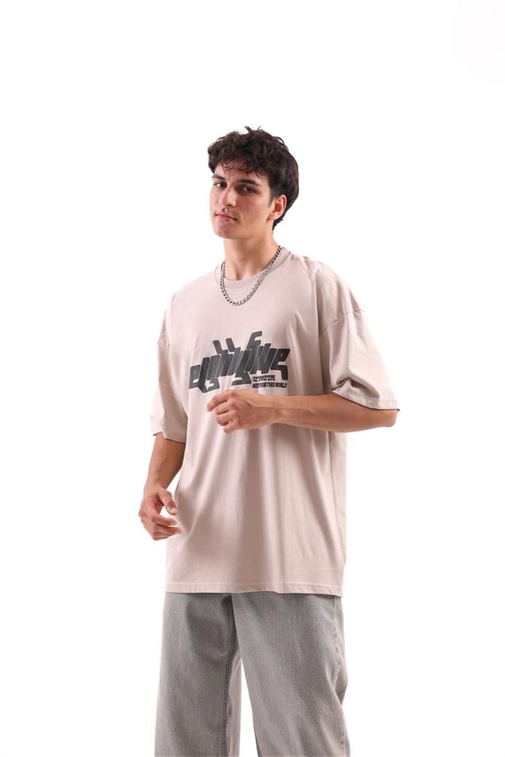 Eightyfive Baskılı Oversize Tshirt