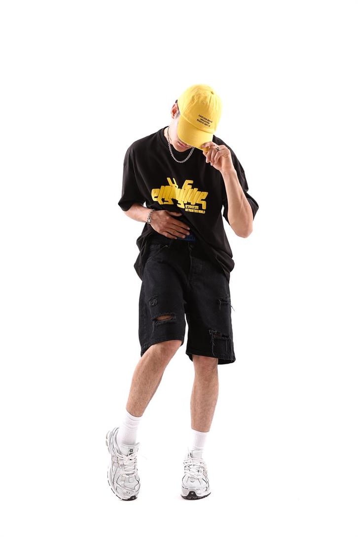 Eightyfive Baskılı Oversize Tshirt