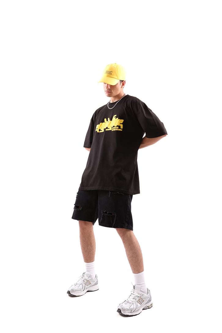 Eightyfive Baskılı Oversize Tshirt