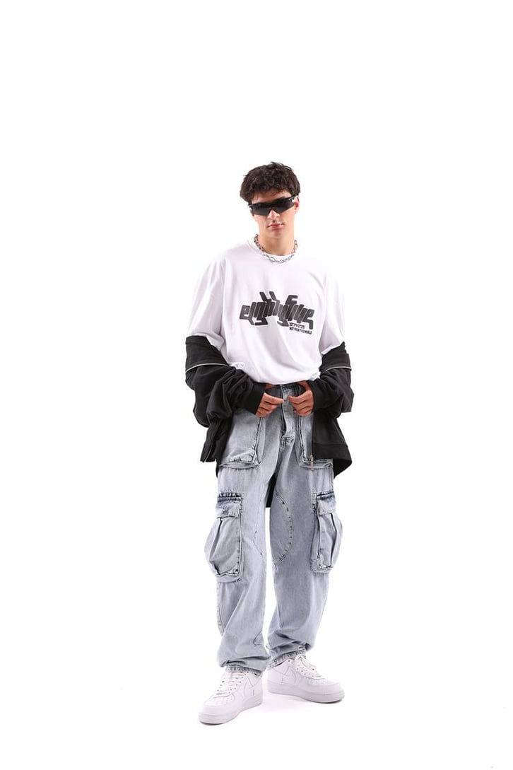 Eightyfive Baskılı Oversize Tshirt
