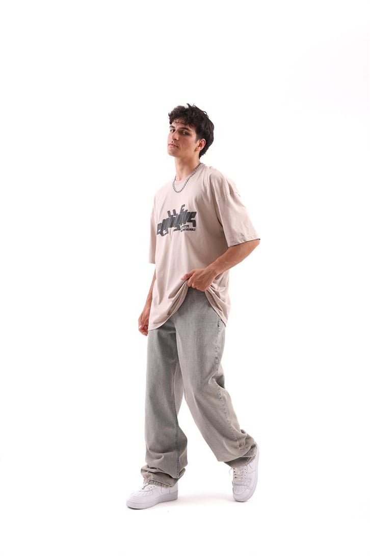 Eightyfive Baskılı Oversize Tshirt