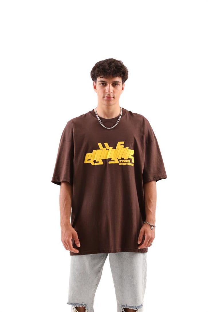 Eightyfive Baskılı Oversize Tshirt