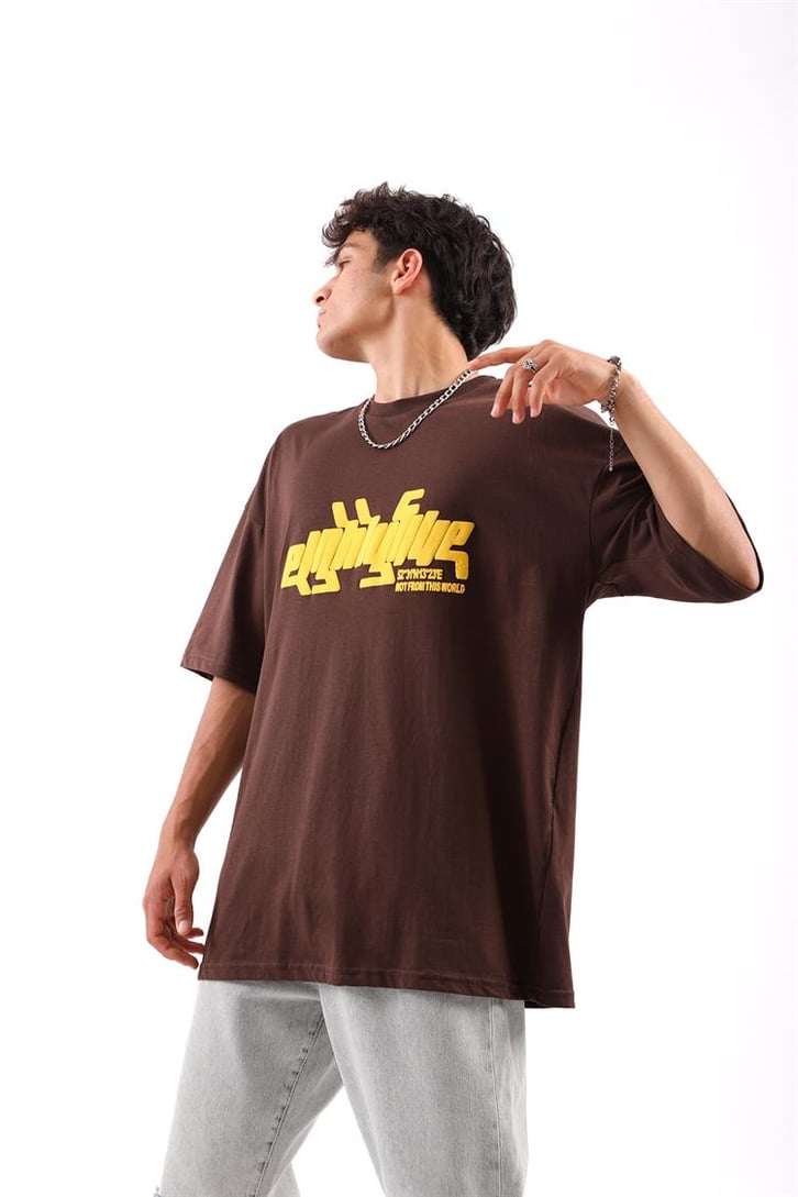 Eightyfive Baskılı Oversize Tshirt