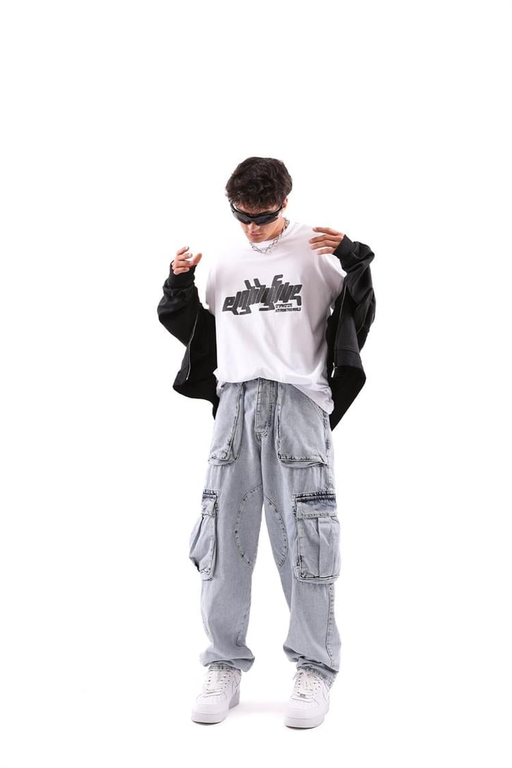 Eightyfive Baskılı Oversize Tshirt