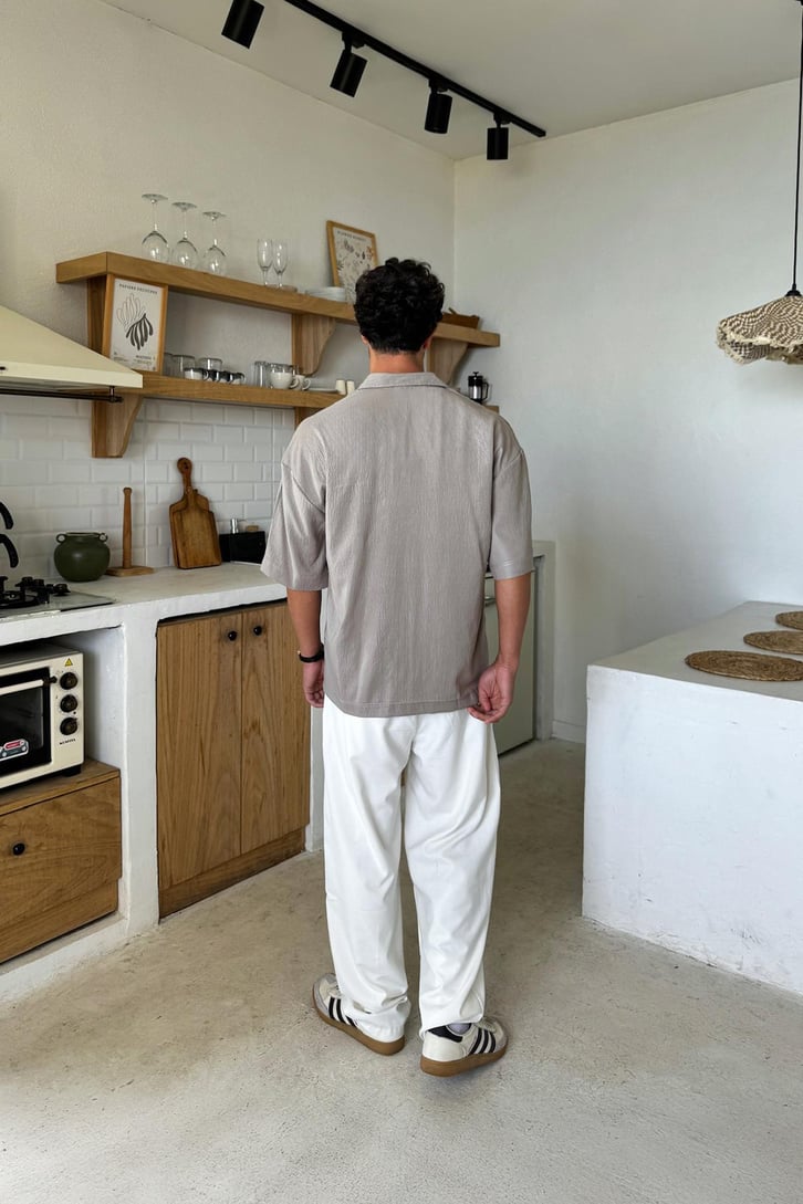 Ekstra Rahat Kısa Kol Gömlek