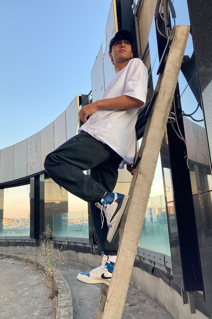 Elastic Leg Outfit Anthracite Sweatpant