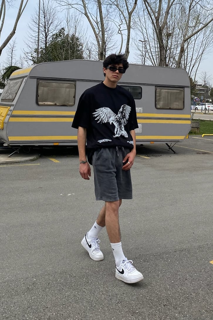 Elastic Waist Shorts