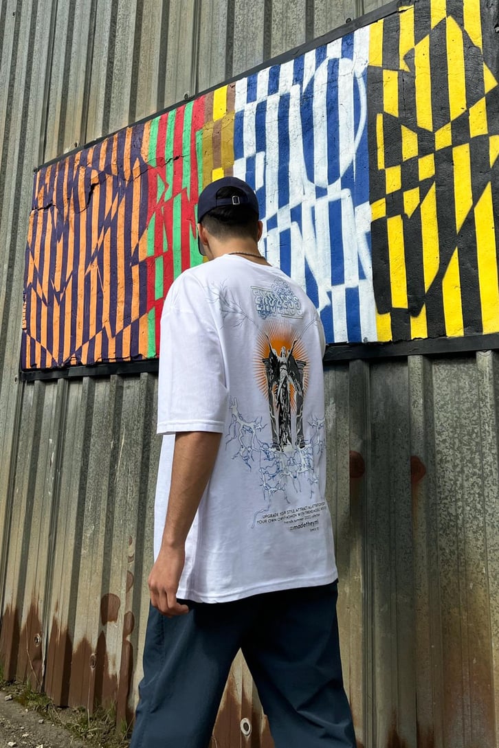 Endless Sırt Baskılı Oversize Tshirt