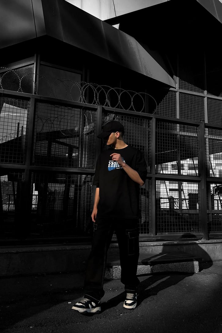 Endless Sırt Baskılı Oversize Tshirt