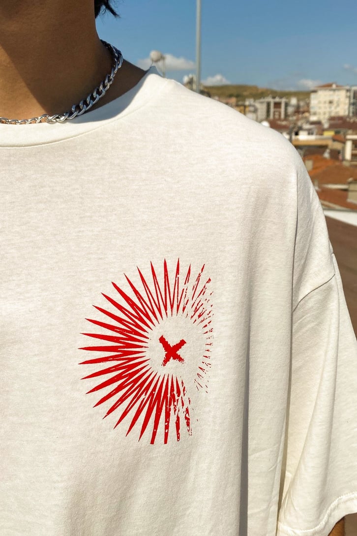 Endless Sırt Baskılı Oversize Tshirt