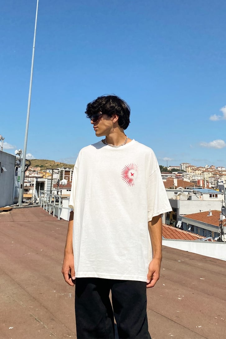 Endless Sırt Baskılı Oversize Tshirt
