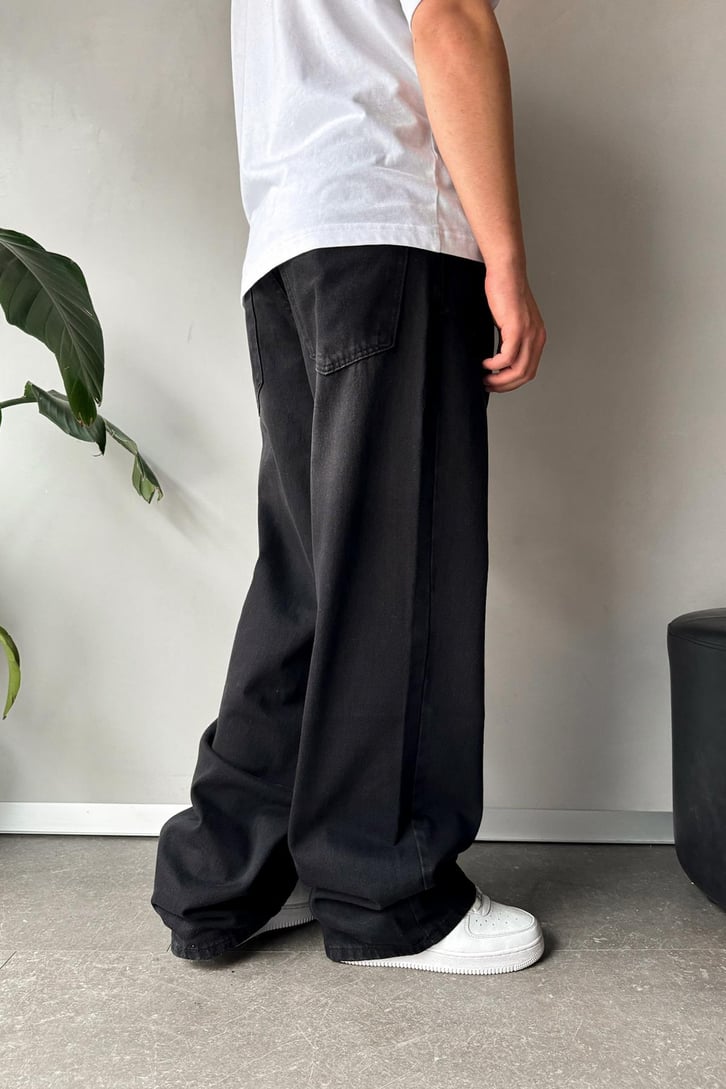 Eskitme Detay Baggy Jean